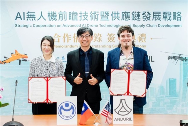 Anduril Industries and Taiwan's Metal Industries Research and Development Center signed a memorandum of understanding to deepen collaboration on unmanned aerial vehicle key technologies, executives announced during a recent visit that included a stop at Compu…