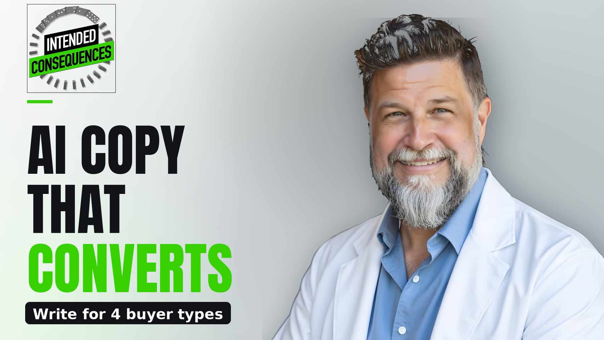 Having trouble viewing the text? You can always read the original article here: Using AI to Generate Copy that Converts
AI can write website copy that outperforms 80% of what is online today. You just have to teach it who it is writing for. In this episode of…
