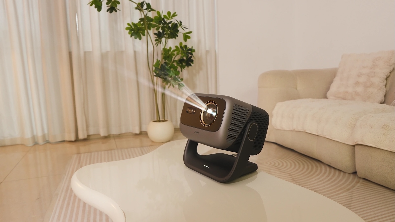 The JMGO N3 Ultimate is a flagship 4K laser projector built around a first-of-its-kind 3-in-1 projection system, combining optical zoom, four-way lens shift, and an AI-powered gimbal for lossless image placement in any room. 3-in-1 Lossless Projection: Optica…