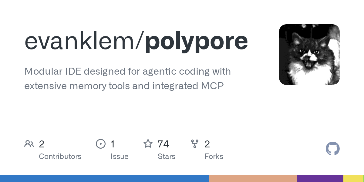Modular IDE designed for agentic coding. Contribute to evanklem/polypore development by creating an account on GitHub.